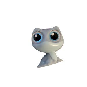 Cute Blue Figurine with Big Eyes